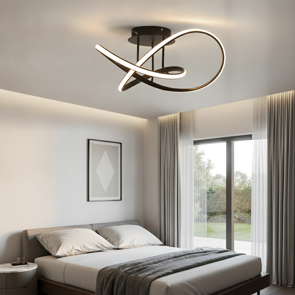Luminara | Elegant Modern LED Ceiling Light Fixture for Stylish Spaces