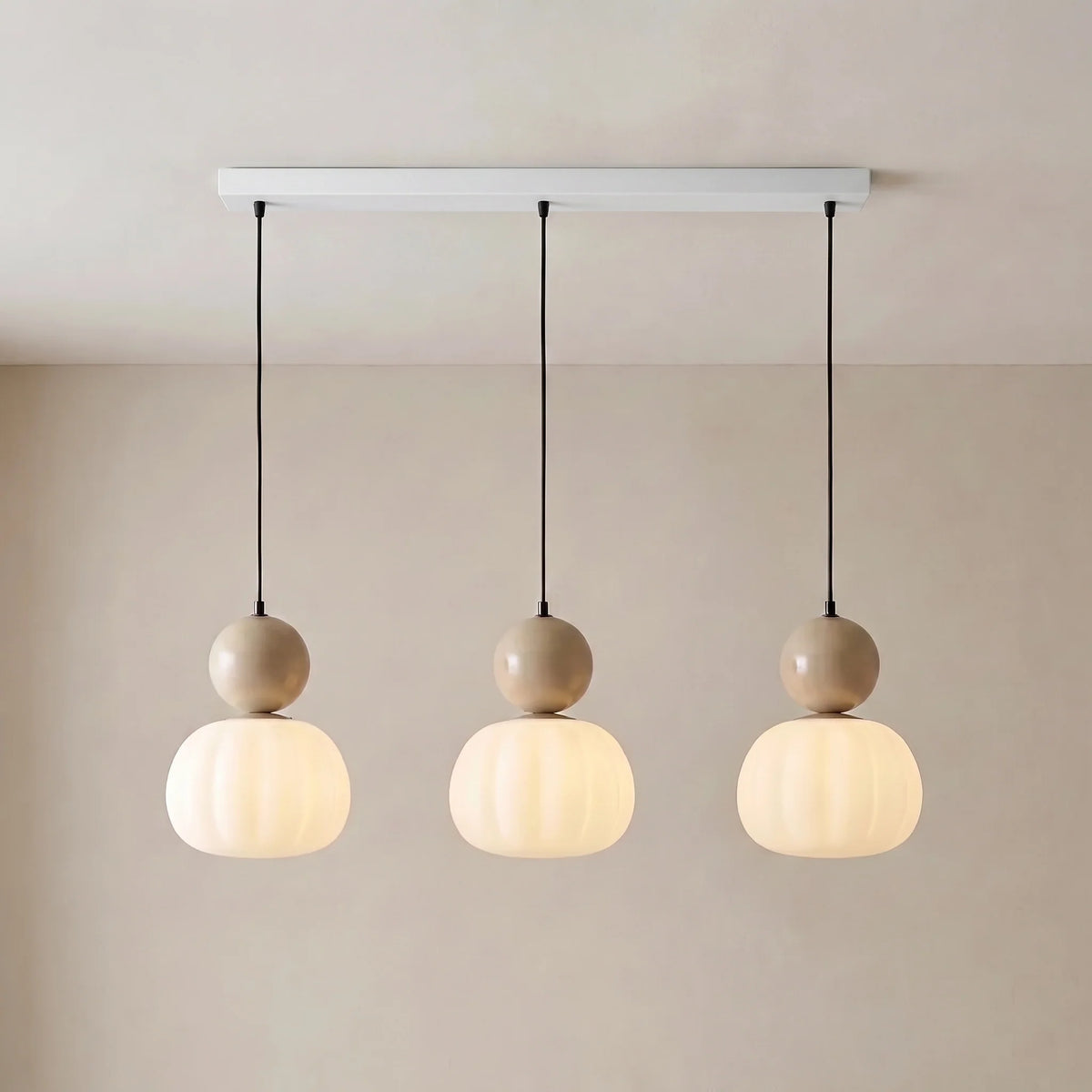 Art Deco Pendant Light | Geometric Design with Adjustable Height