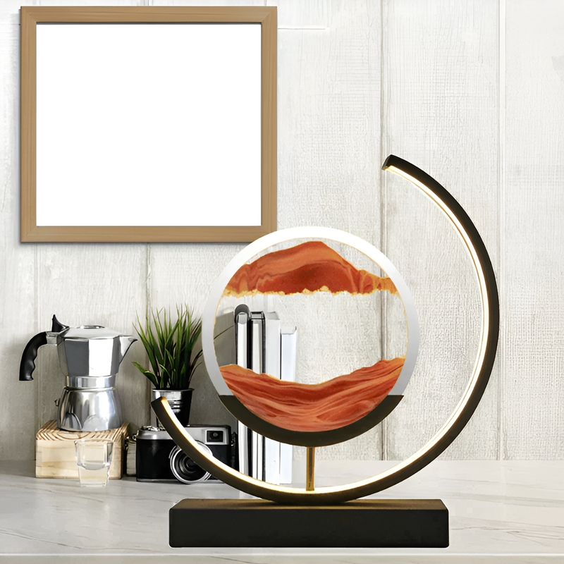 Artistic LED Table Lamp with Adjustable Tri-Color Lighting
