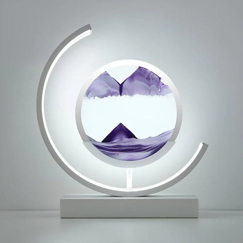 Artistic LED Table Lamp with Adjustable Tri-Color Lighting
