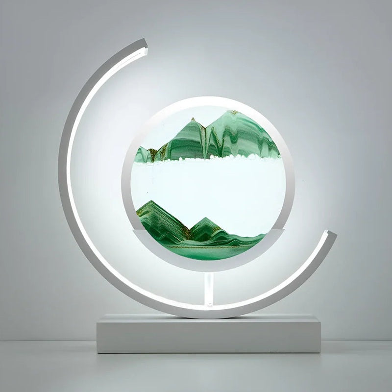 Artistic LED Table Lamp with Adjustable Tri-Color Lighting