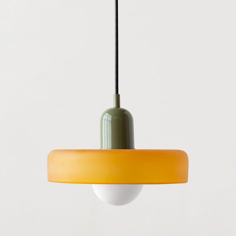 Bauhaus Collection | Glass Pendant Light with Adjustable Height