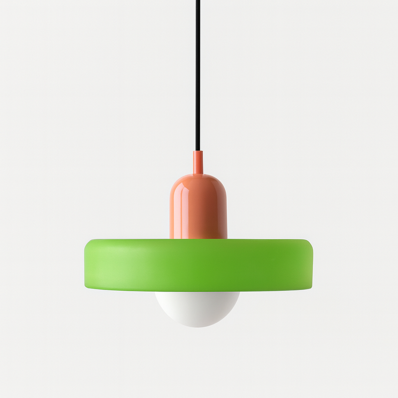 Bauhaus Collection | Glass Pendant Light with Adjustable Height