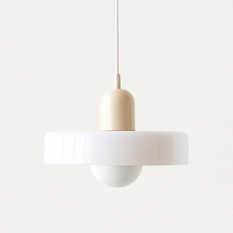 Bauhaus Collection | Glass Pendant Light with Adjustable Height