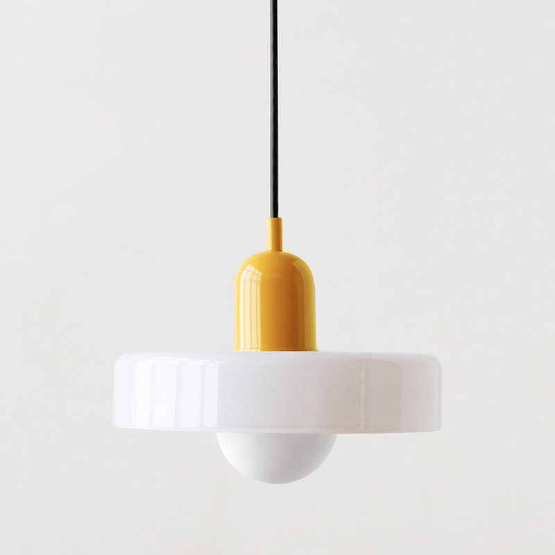 Bauhaus Collection | Glass Pendant Light with Adjustable Height