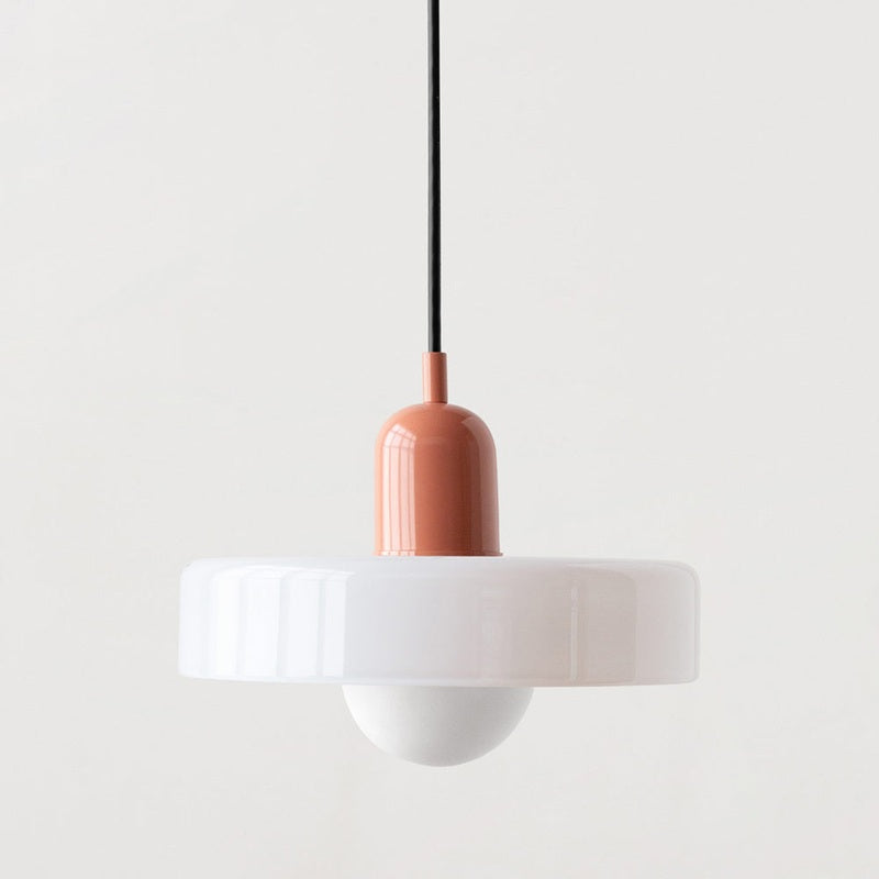 Bauhaus Collection | Glass Pendant Light with Adjustable Height