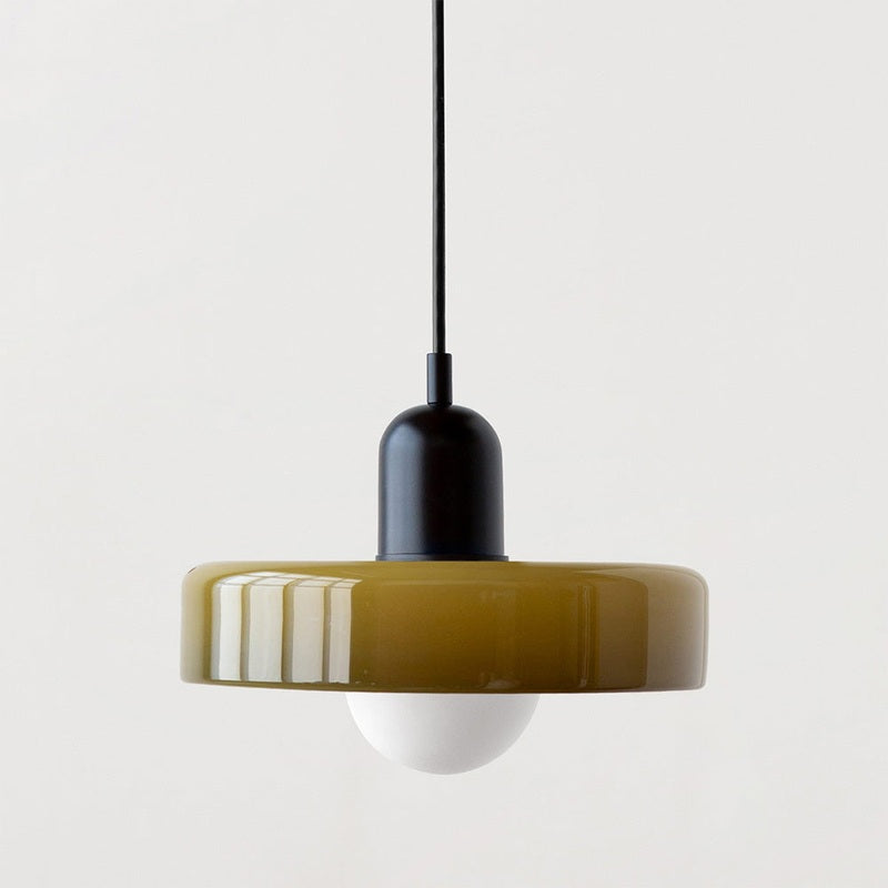 Bauhaus Collection | Glass Pendant Light with Adjustable Height