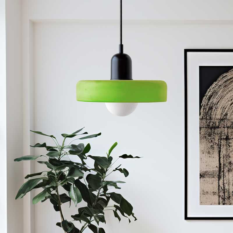 Bauhaus Collection | Glass Pendant Light with Adjustable Height