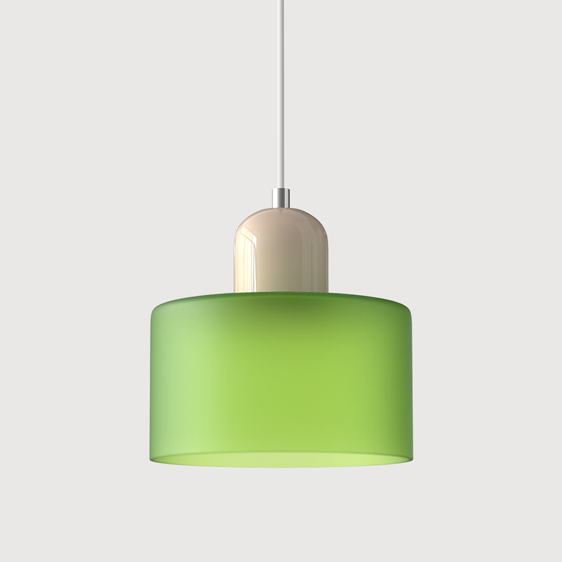 Bauhaus Collection | Glass Pendant Lighting with Colorful Elements