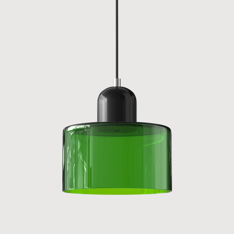 Bauhaus Collection | Glass Pendant Lighting with Colorful Elements