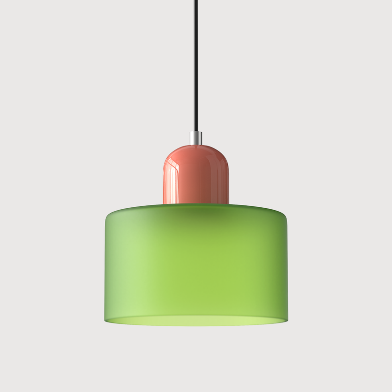 Bauhaus Collection | Glass Pendant Lighting with Colorful Elements