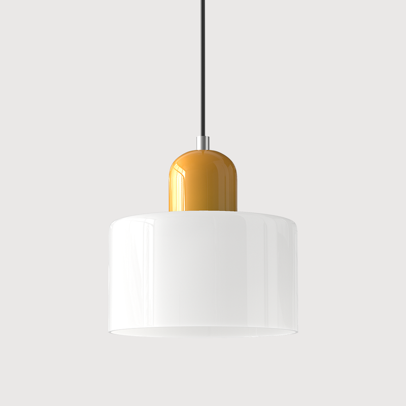 Bauhaus Collection | Glass Pendant Lighting with Colorful Elements