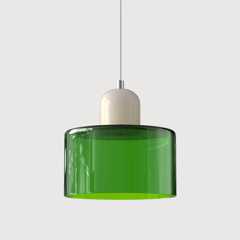 Bauhaus Collection | Glass Pendant Lighting with Colorful Elements