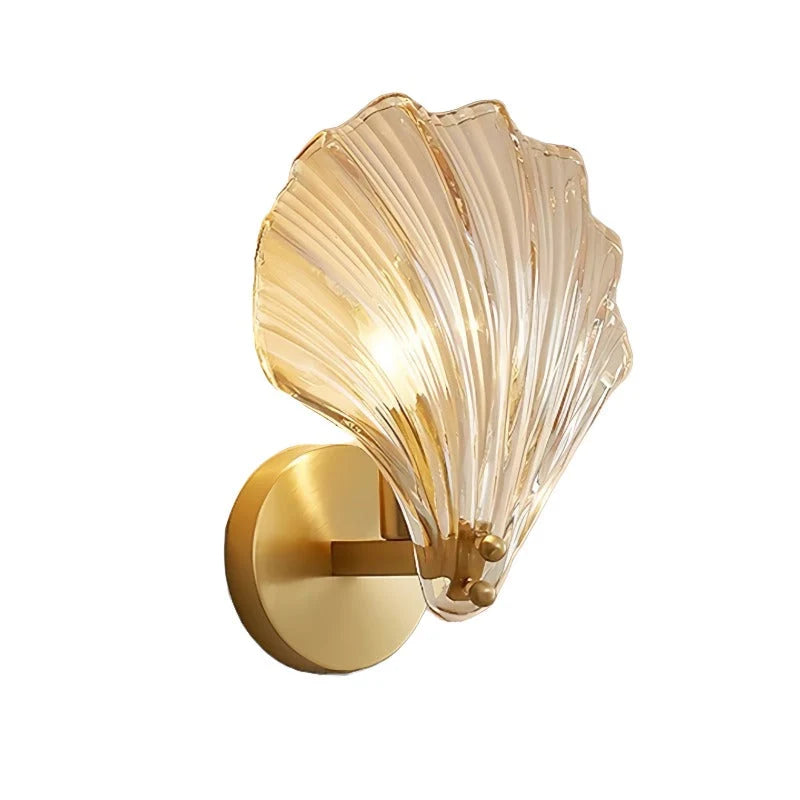 Coastal Elegance | Seashell Wall Light