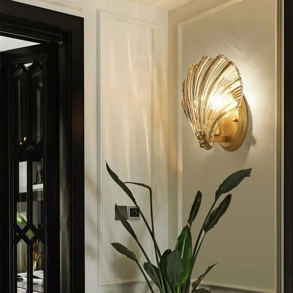 Coastal Elegance | Seashell Wall Light