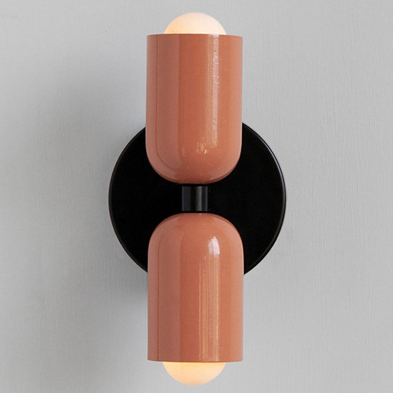 Contemporary Wall Lamp | Vertical Sconce Light with Dual Light Points