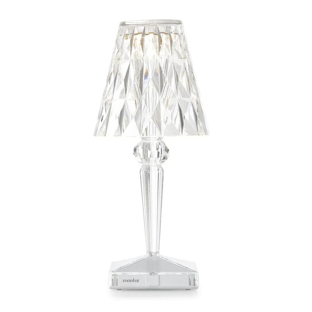 Cordless Crystal Touch Table Lamp with Adjustable Brightness