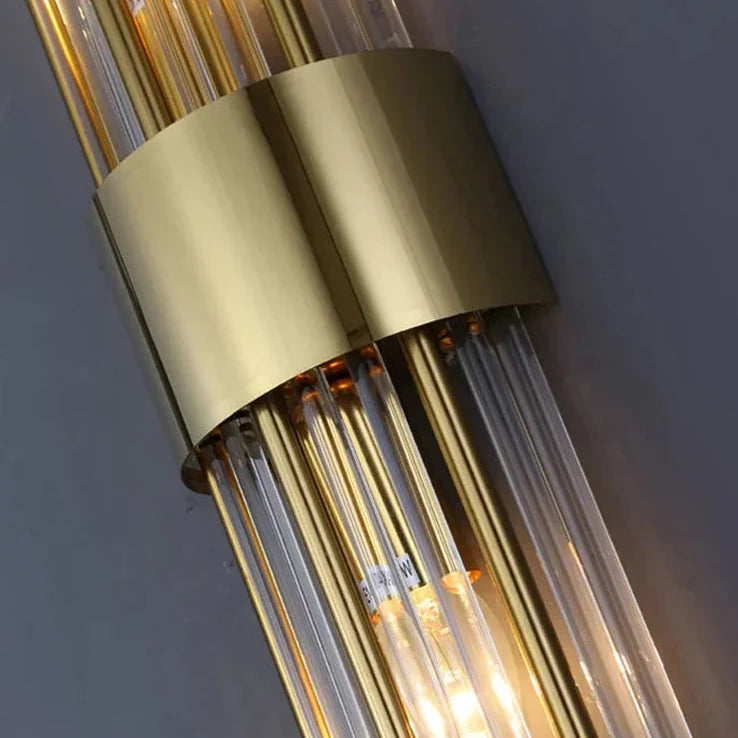 Crystal Rod Up Down Wall Light