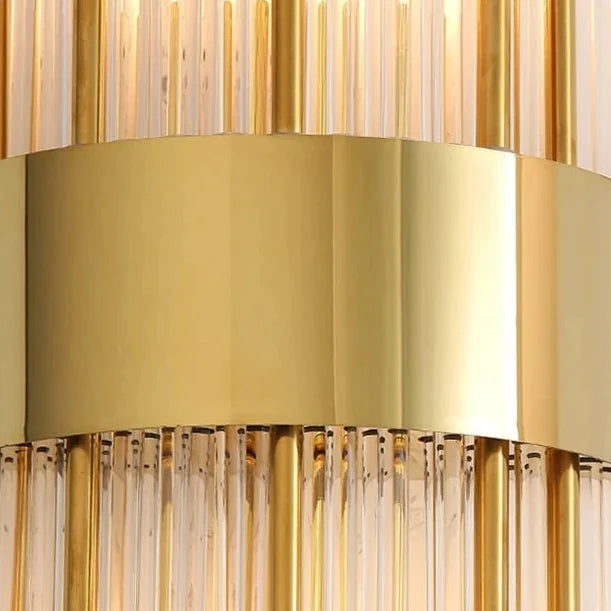 Crystal Rod Up Down Wall Light