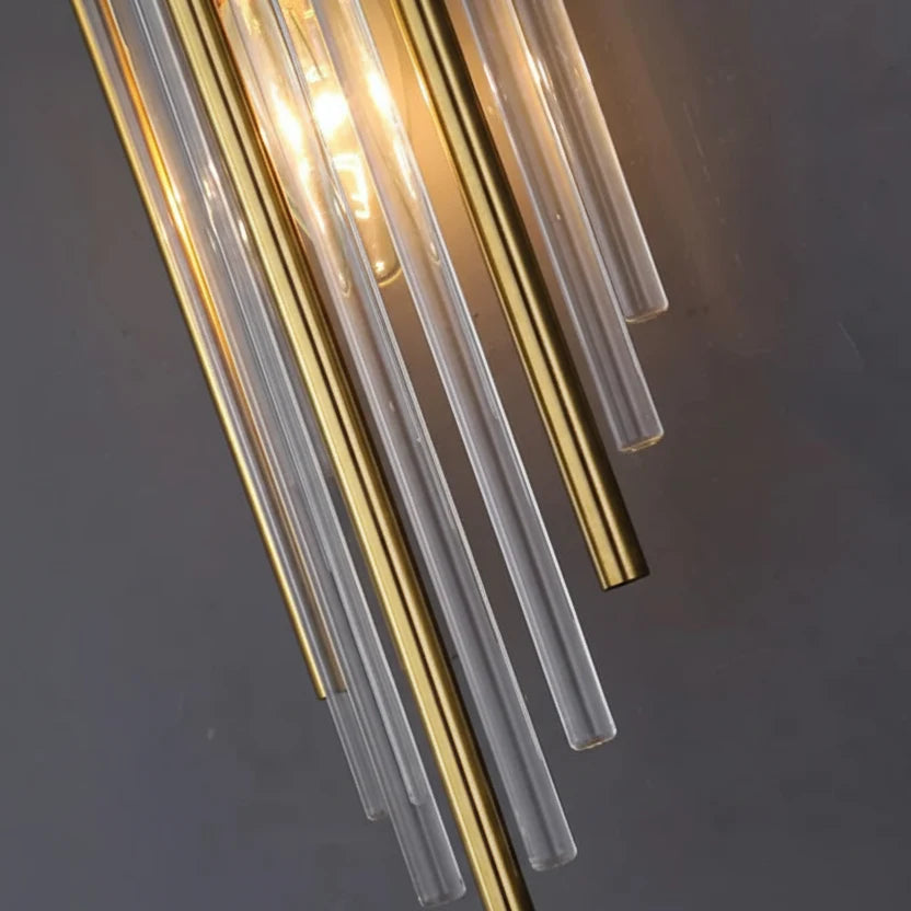 Crystal Rod Up Down Wall Light