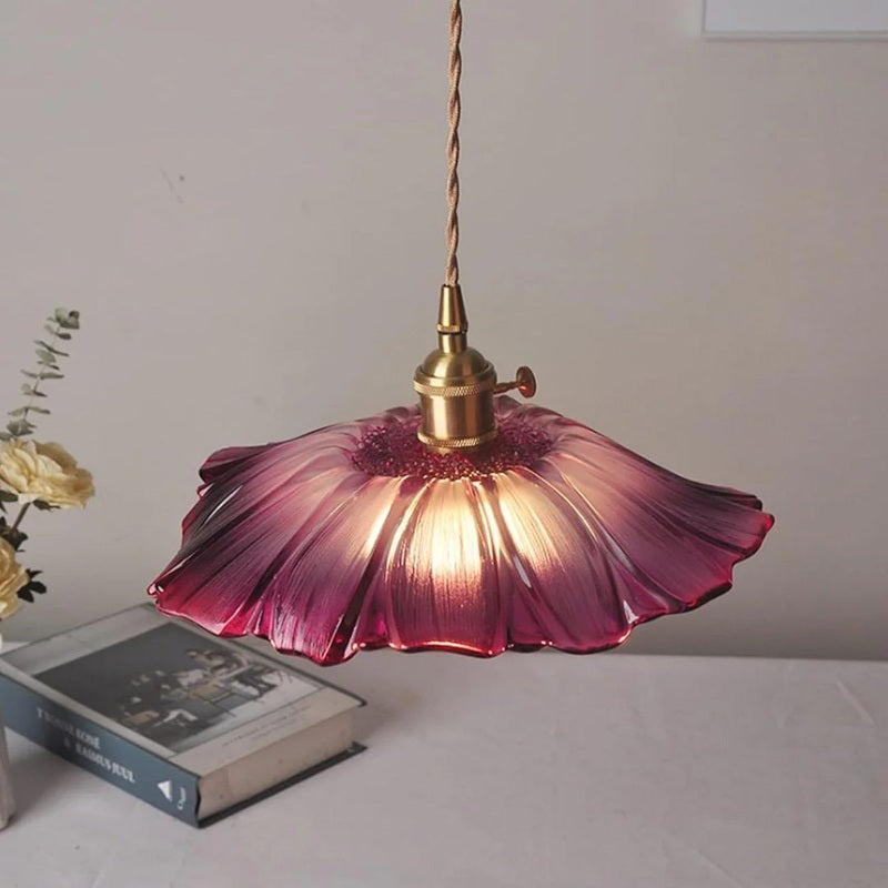 Cullivan Collection | Glass Pendant Light with Adjustable Length