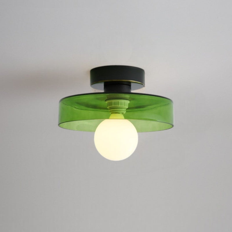 Elegant Bauhaus | Flush Mount Ceiling Light with Soft LED Illumination