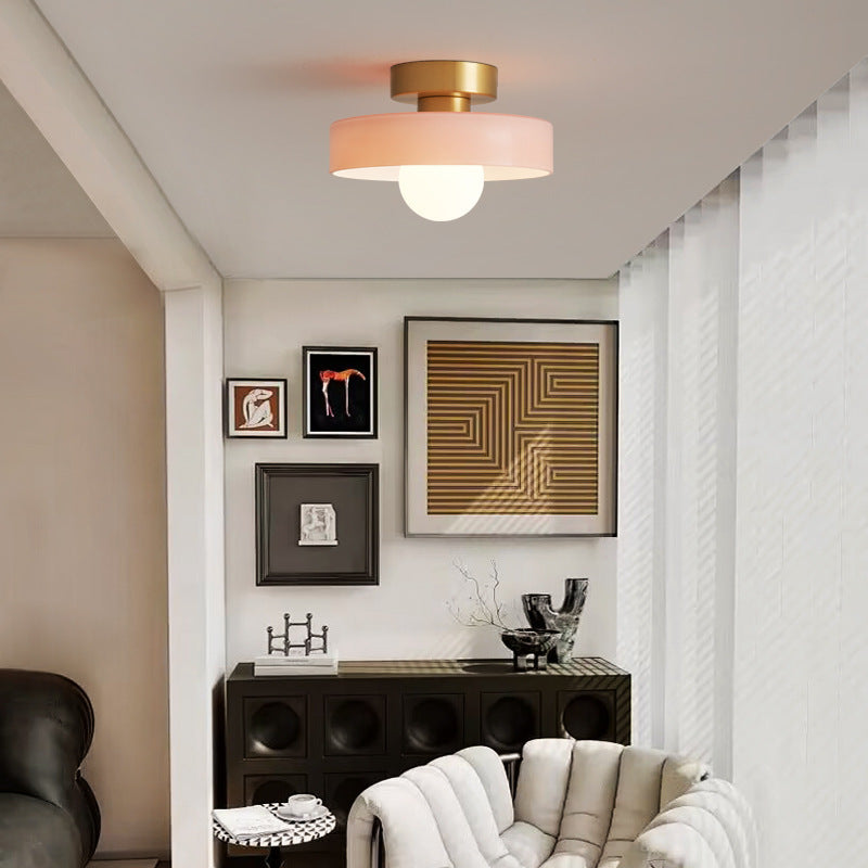 Elegant Bauhaus | Flush Mount Ceiling Light with Soft LED Illumination