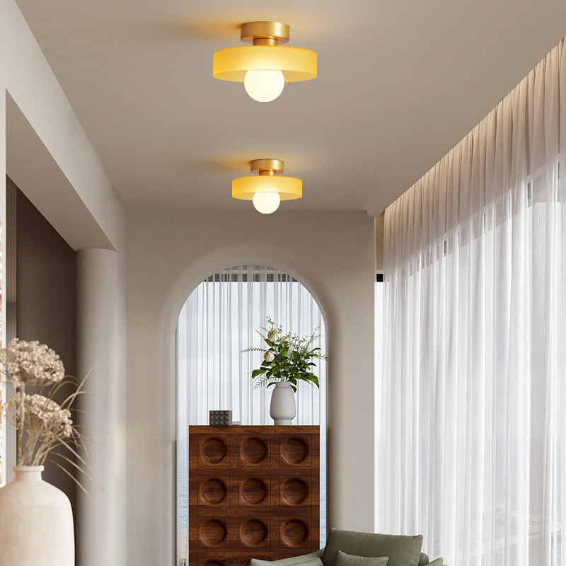 Elegant Bauhaus | Flush Mount Ceiling Light with Soft LED Illumination