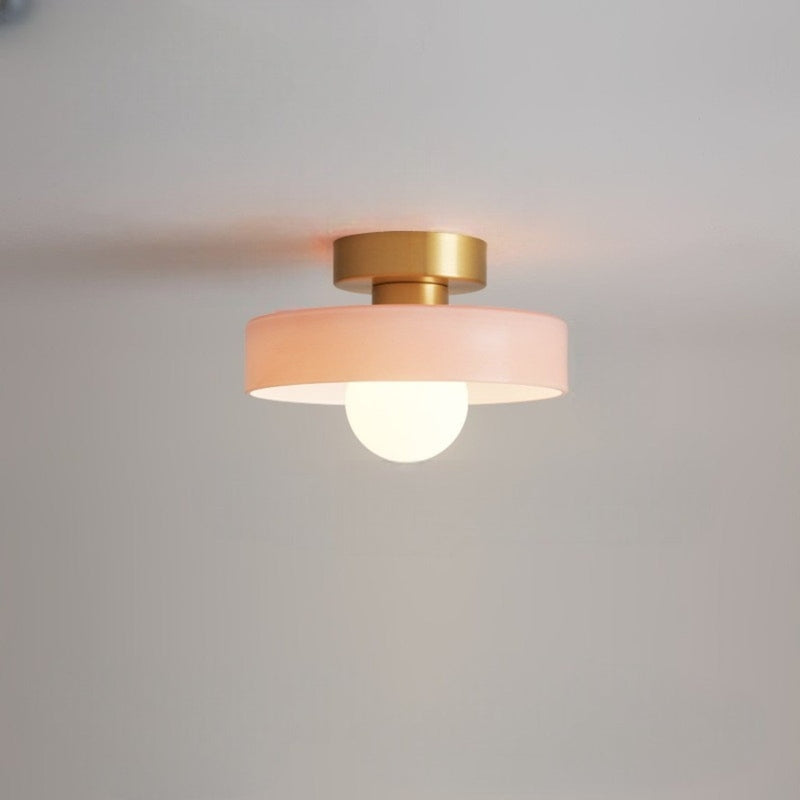 Elegant Bauhaus | Flush Mount Ceiling Light with Soft LED Illumination