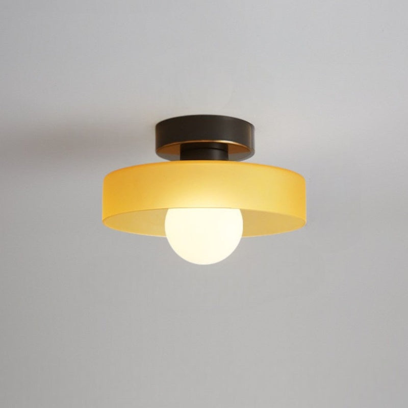 Elegant Bauhaus | Flush Mount Ceiling Light with Soft LED Illumination