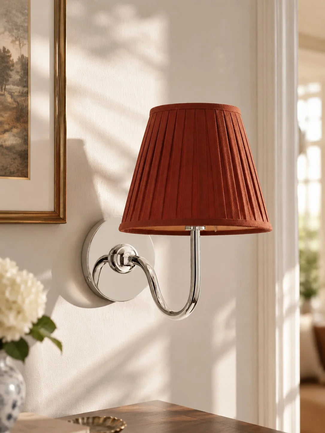 Elegant Fabric Drum Wall Sconce for Ambient Lighting