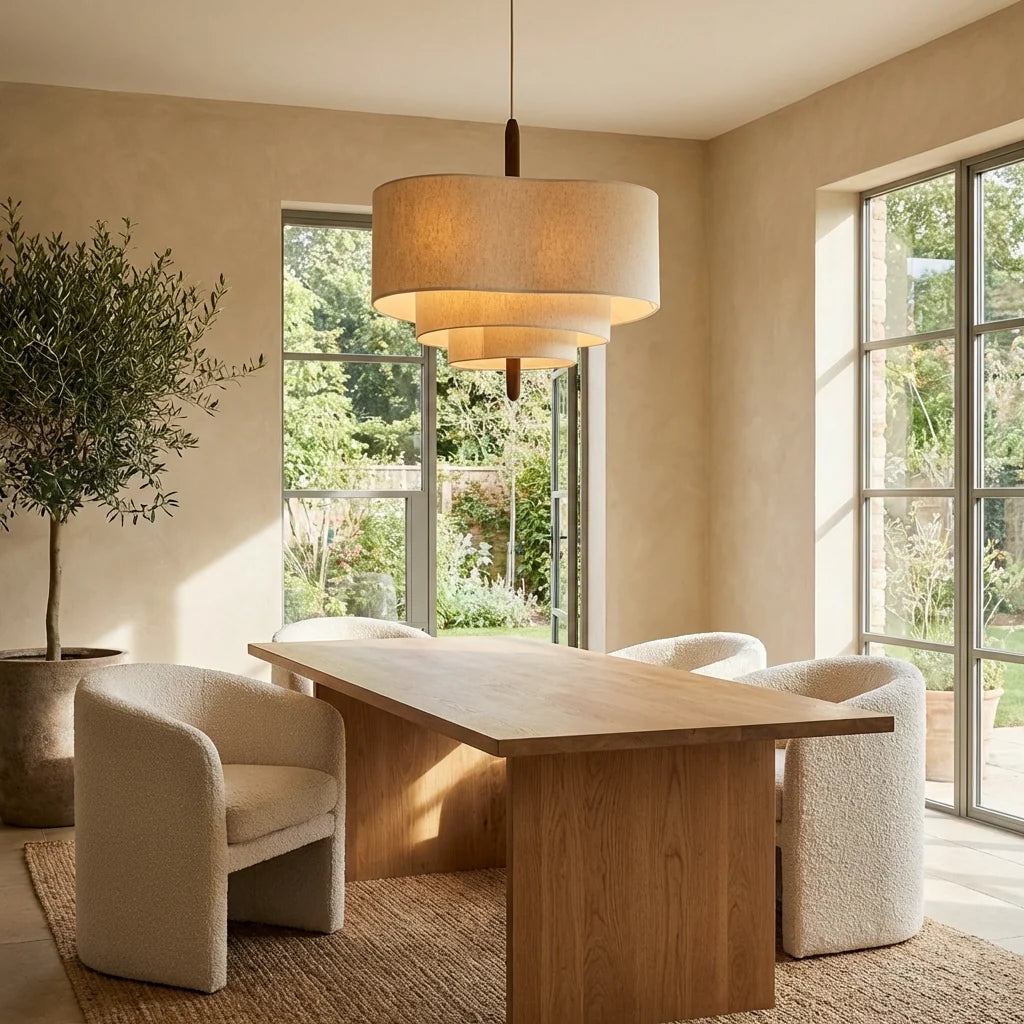 Elegant Fabric Pendant Light for Soft Ambient Glow