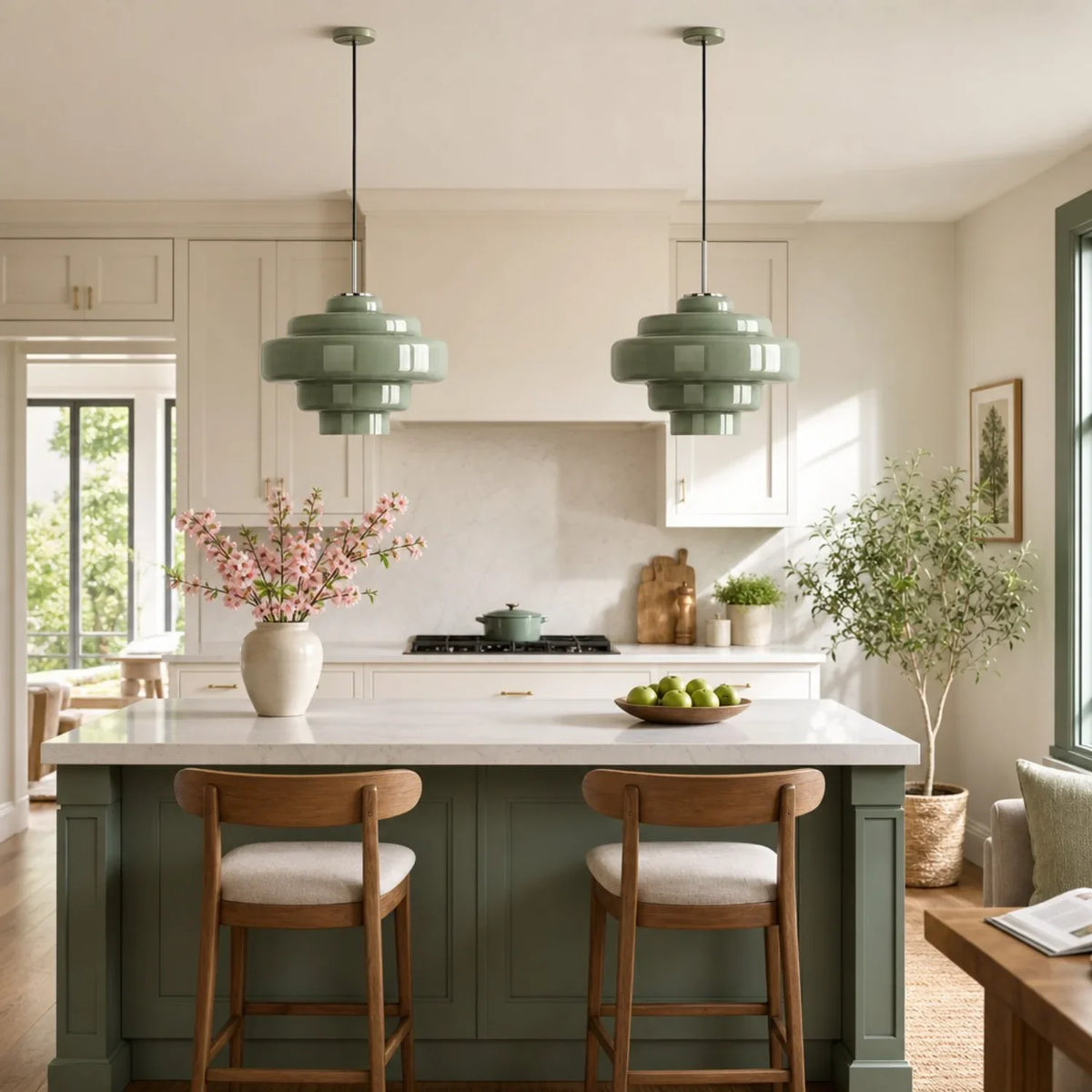 Elegant Orange Glass Pendant Light for Modern Spaces
