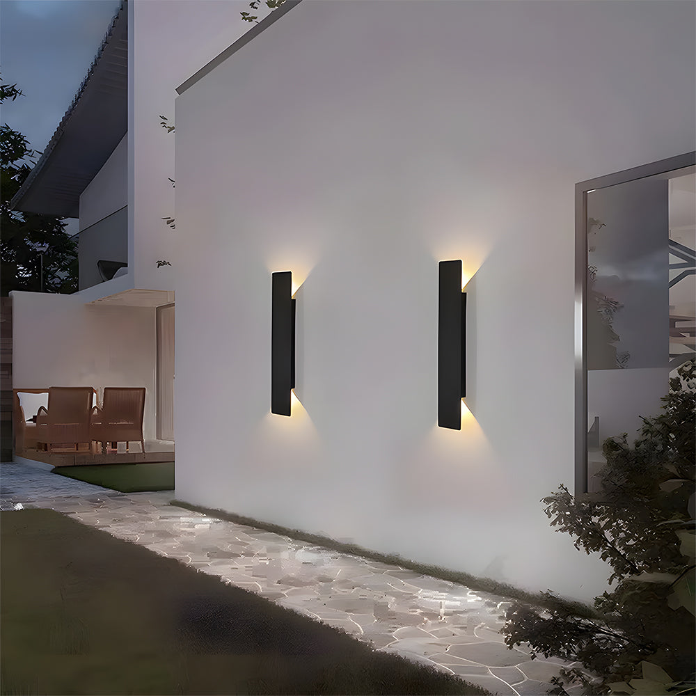 Modern Outdoor Wall Light | Waterproof LED Lantern for Patios and Gardens