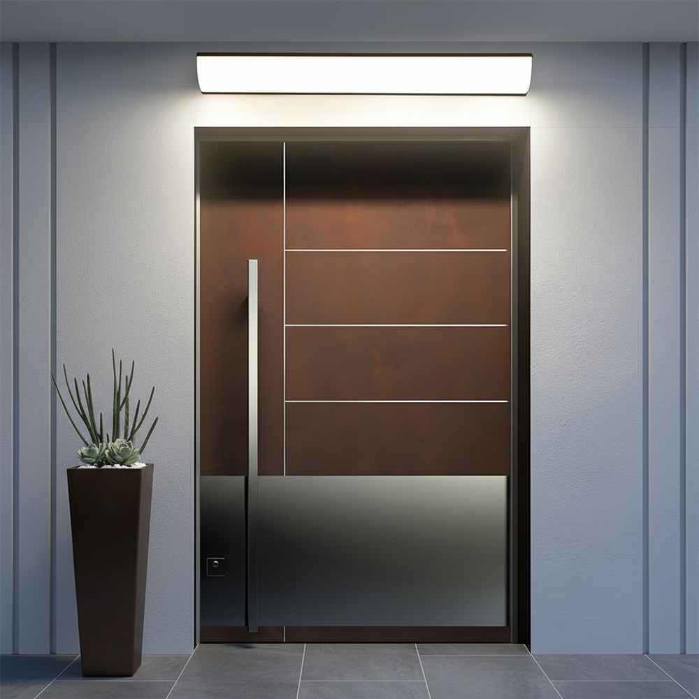 Modern Outdoor Wall Light | Waterproof LED Lantern for Patios and Gardens