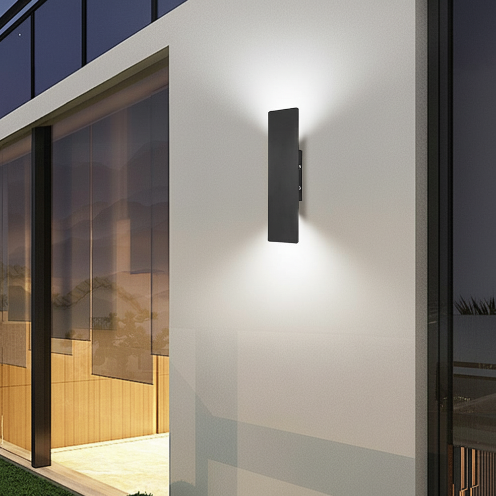 Modern Outdoor Wall Light | Waterproof LED Lantern for Patios and Gardens