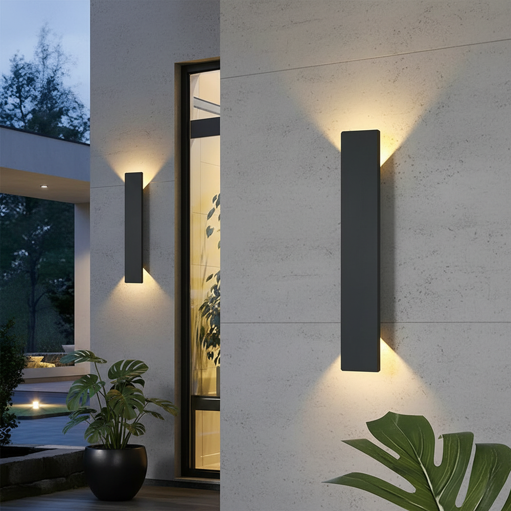 Modern Outdoor Wall Light | Waterproof LED Lantern for Patios and Gardens