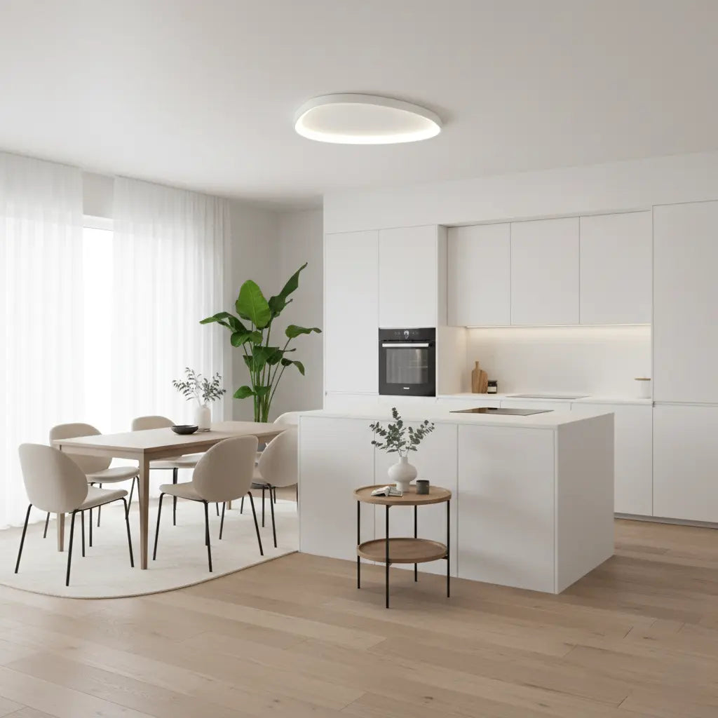 Modern Scandinavian Ceiling Light with Remote Control