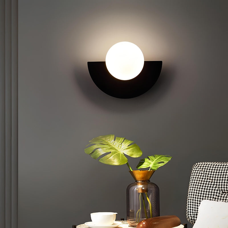 NordicGlow | Modern Elegant Semi-Circular Wall Lamp