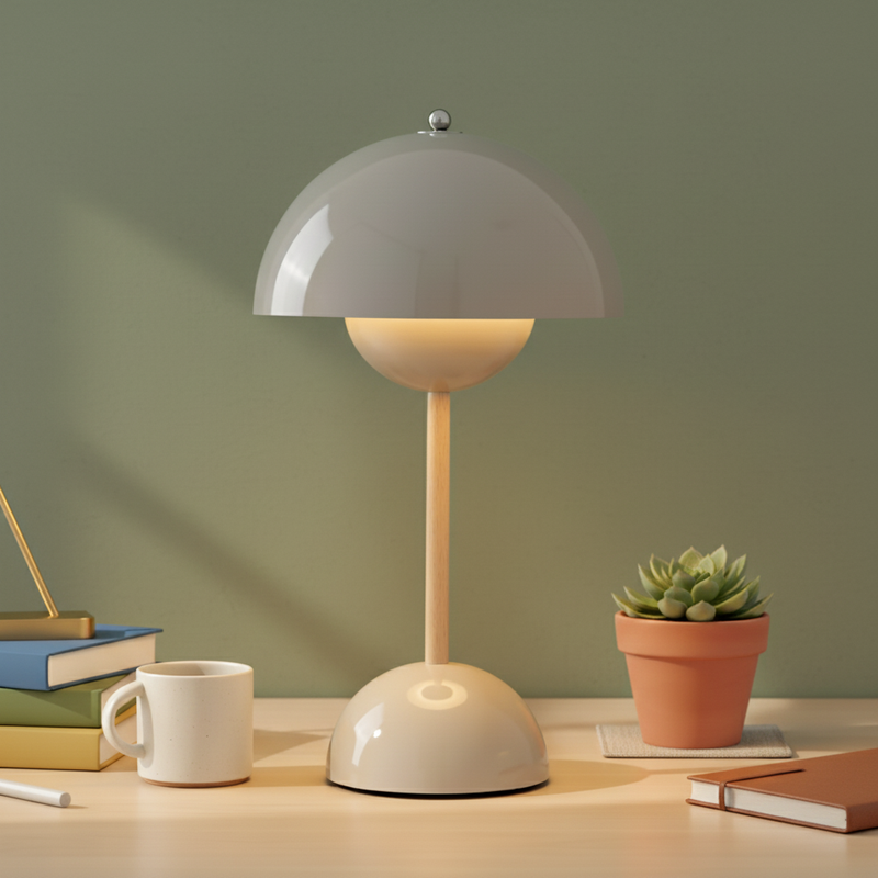 NordicNest | Scandinavian Table Lamp with Dimmable Light