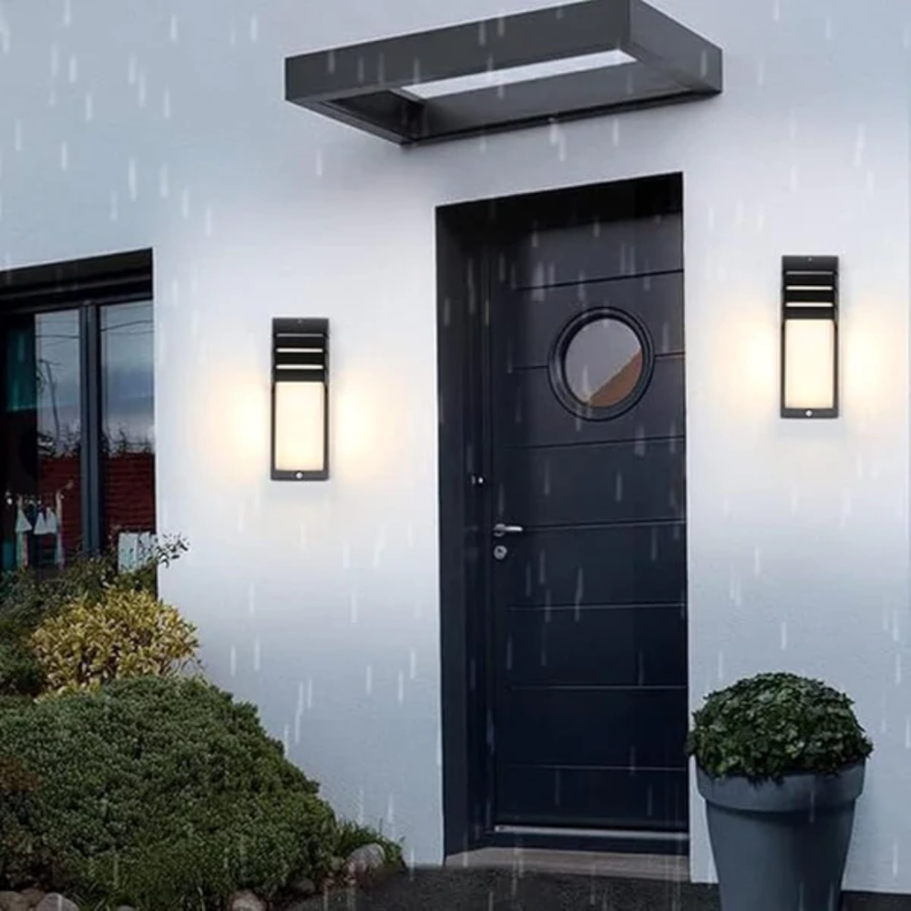 Outdoor Wall Lantern | Motion Sensor LED Light with Waterproof Design
