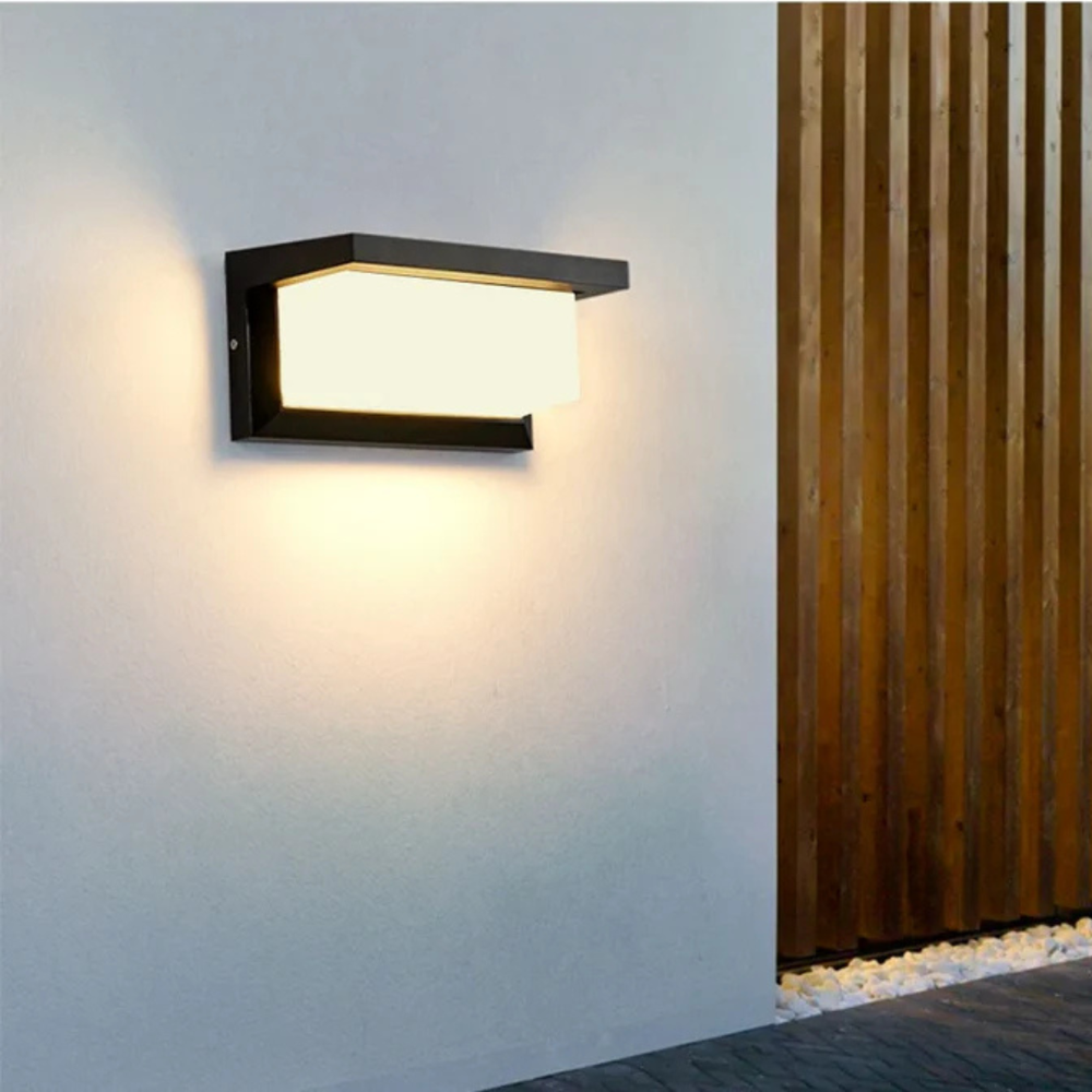 Outdoor Wall Light | Motion Sensor LED Lantern with Energy-Efficient Design