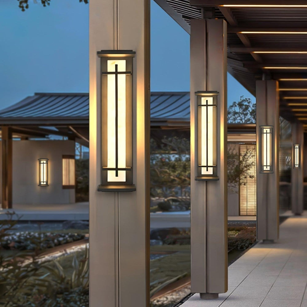 Ray Square | Outdoor Wall Light with Waterproof Design