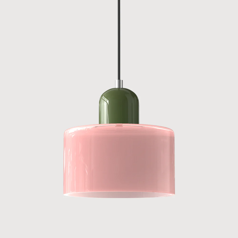 Retro Hanging Lamp | Adjustable Kitchen Pendant Light with Warm Glass Shade