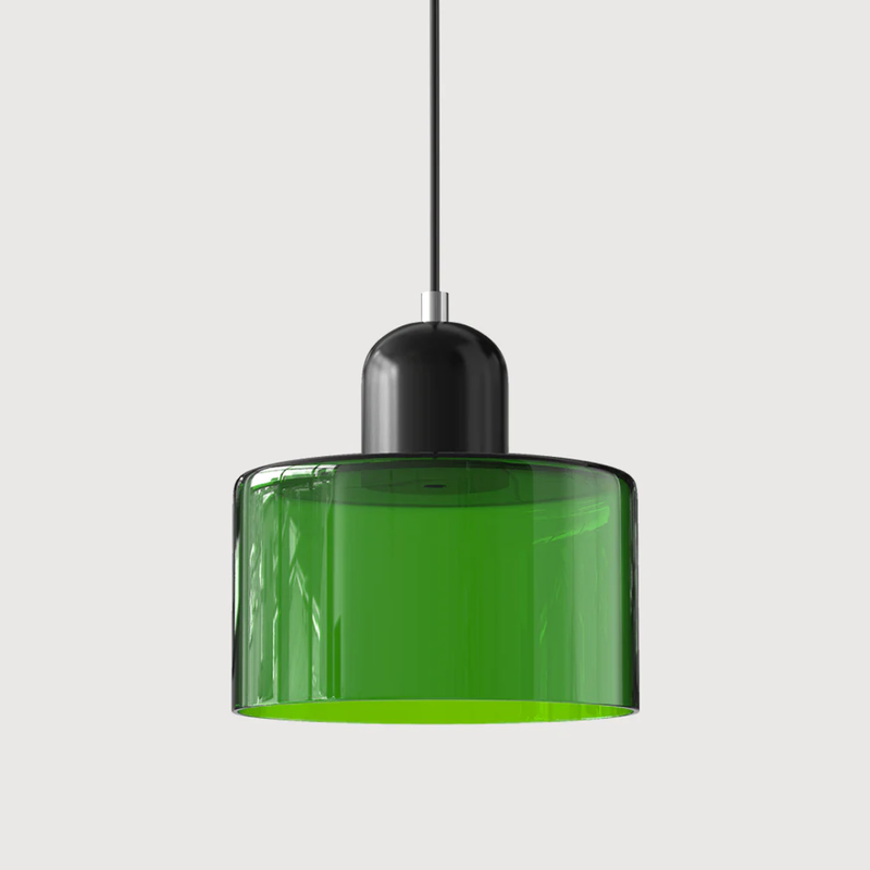 Retro Hanging Lamp | Adjustable Kitchen Pendant Light with Warm Glass Shade