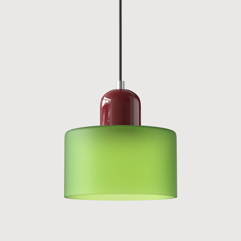 Retro Hanging Lamp | Adjustable Kitchen Pendant Light with Warm Glass Shade