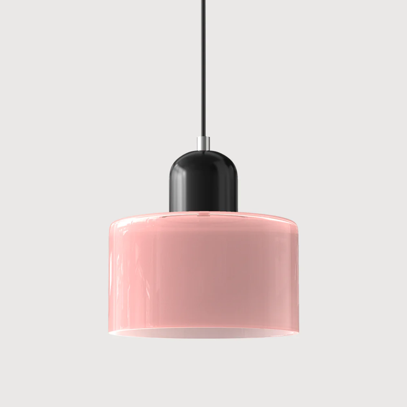 Retro Hanging Lamp | Adjustable Kitchen Pendant Light with Warm Glass Shade