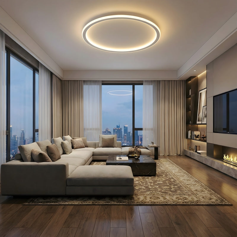 Scandinavian | Flush Mount Ceiling Light with Soft LED Glow