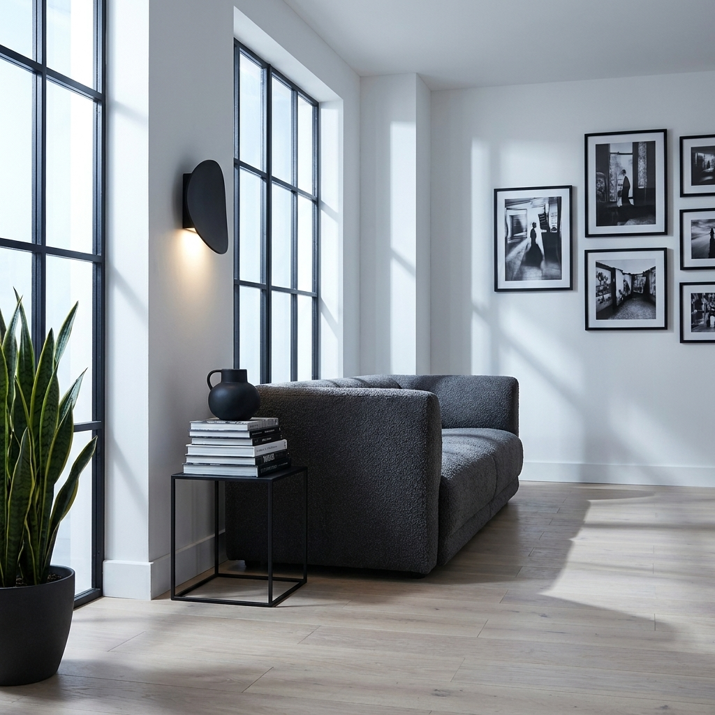 Sleek Aluminum Modern Wall Lamp with LED Light