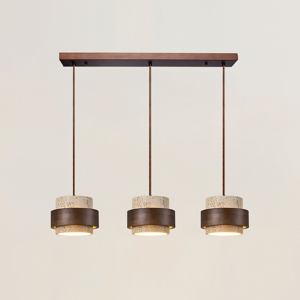 Travertine Elegance | Stylish Modern Kitchen Pendant Lighting Fixture